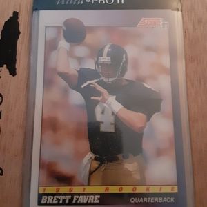 Brett Favre rookie card 1991 Score #611